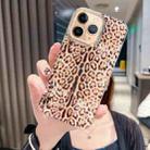 For iPhone 11 Pro Max Colorful Crystal Shell Pattern PC + TPU Phone Case(Deep Leopard) - 1