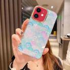 For iPhone 11 Colorful Crystal Shell Pattern PC + TPU Phone Case(Scallop Blue) - 1