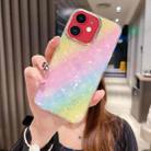 For iPhone 11 Colorful Crystal Shell Pattern PC + TPU Phone Case(Rainbow) - 1