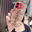 For iPhone 11 Colorful Crystal Shell Pattern PC + TPU Phone Case(Deep Leopard) - 1