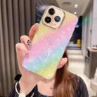 For iPhone 11 Pro Colorful Crystal Shell Pattern PC + TPU Phone Case(Rainbow) - 1