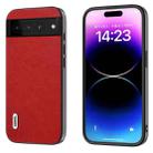 For Google Pixel 7 Pro 5G ABEEL Retro Litchi Texture PU Phone Case(Red) - 1