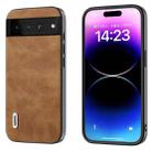 For Google Pixel 7a ABEEL Retro Litchi Texture PU Phone Case(Brown) - 1