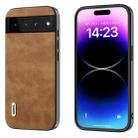 For Google Pixel 8 ABEEL Retro Litchi Texture PU Phone Case(Brown) - 1