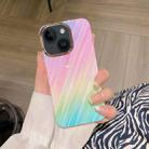 For iPhone 14 Plus Colorful Shell Texture Marble PC + TPU Phone Case(Colorful Meteor) - 1