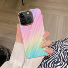 For iPhone 14 Pro Colorful Shell Texture Marble PC + TPU Phone Case(Colorful Meteor) - 1