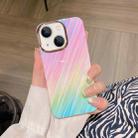 For iPhone 13 Colorful Shell Texture Marble PC + TPU Phone Case(Colorful Meteor) - 1