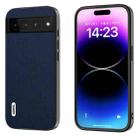 For Google Pixel 8 Pro ABEEL Genuine Leather Luolai Series Phone Case(Dark Blue) - 1