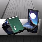 For Motorola Razr 40 Ultra ABEEL Morocco Texture PU Phone Case(Green) - 3