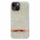 For iPhone 14 Electroplating Shell Texture TPU Phone Case(Colorful) - 1