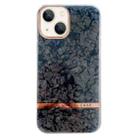 For iPhone 13 Electroplating Shell Texture TPU Phone Case(Black) - 1