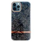 For iPhone 12 Pro Max Electroplating Shell Texture TPU Phone Case(Black) - 1