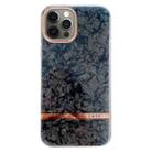 For iPhone 12 Pro Electroplating Shell Texture TPU Phone Case(Black) - 1