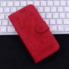For Motorola Edge 50 Pro Butterfly Rose Embossed Leather Phone Case(Red) - 2