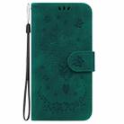 For Motorola Moto G 5G 2025 Butterfly Rose Embossed Leather Phone Case(Green) - 3