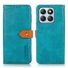 For Honor X8b KHAZNEH Dual-color Cowhide Texture Flip Leather Phone Case(Blue) - 3
