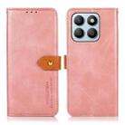 For Honor X8b KHAZNEH Dual-color Cowhide Texture Flip Leather Phone Case(Rose Gold) - 3