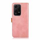 For Honor 200 Lite Global KHAZNEH Dual-color Cowhide Texture Flip Leather Phone Case(Rose Gold) - 3