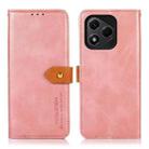 For Honor 400 Lite KHAZNEH Dual-color Cowhide Texture Flip Leather Phone Case(Rose Gold) - 1