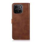 For Honor X6c 4G KHAZNEH Dual-color Cowhide Texture Flip Leather Phone Case(Brown) - 3