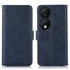 For Honor X7B / Huawei Enjoy 50 Plus Cow Texture Leather Phone Case(Blue) - 3