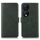 For Honor X7B / Huawei Enjoy 50 Plus Cow Texture Leather Phone Case(Green) - 3