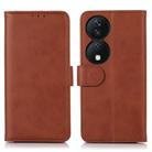 For Honor X7B / Huawei Enjoy 50 Plus Cow Texture Leather Phone Case(Brown) - 3