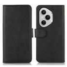 For Honor 400 Pro Global 160.8mm Cow Texture Leather Phone Case(Black) - 1