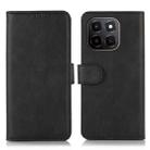 For Honor X6c 4G Cow Texture Leather Phone Case(Black) - 1