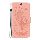 For Tecno Camon 30 4G / 5G Butterfly Rose Embossed Leather Phone Case(Pink) - 2