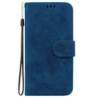 For Tecno Spark 30C Butterfly Rose Embossed Leather Phone Case(Blue) - 3