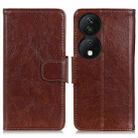 For Honor X7B / Huawei Enjoy 50 Plus Nappa Texture Flip Leather Phone Case(Brown) - 3