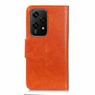 For Honor 200 Lite Global Nappa Texture Flip Leather Phone Case(Orange) - 3