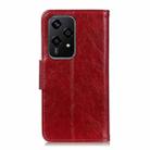 For Honor 200 Lite Global Nappa Texture Flip Leather Phone Case(Red) - 3