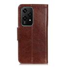 For Honor 200 Lite Global Nappa Texture Flip Leather Phone Case(Brown) - 3