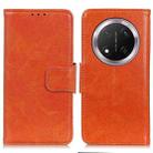 For Honor X9C 5G Global Nappa Texture Flip Leather Phone Case(Orange) - 1