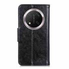 For Honor X9C 5G Global Nappa Texture Flip Leather Phone Case(Black) - 3