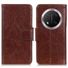 For Honor X9C 5G Global Nappa Texture Flip Leather Phone Case(Brown) - 1