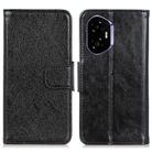 For Honor 400 Nappa Texture Flip Leather Phone Case(Black) - 1