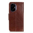 For Honor 400 Nappa Texture Flip Leather Phone Case(Brown) - 3
