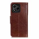 For Honor 400 Lite Nappa Texture Flip Leather Phone Case(Brown) - 3