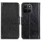 For Honor X6c 4G Nappa Texture Flip Leather Phone Case(Black) - 1