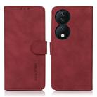For Honor X7B / Huawei Enjoy 50 Plus KHAZNEH Matte Texture Leather Phone Case(Red) - 3