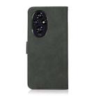 For Honor 200 KHAZNEH Matte Texture Leather Phone Case(Green) - 3