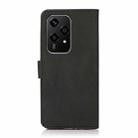 For Honor 200 Lite Global KHAZNEH Matte Texture Leather Phone Case(Black) - 3