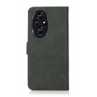 For Honor 200 Pro KHAZNEH Matte Texture Leather Phone Case(Green) - 3