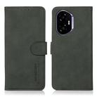 For Honor 400 KHAZNEH Matte Texture Leather Phone Case(Green) - 1