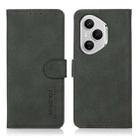 For Honor 400 Pro Global 160.8mm KHAZNEH Matte Texture Leather Phone Case(Green) - 1