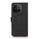 For Honor X6c 4G KHAZNEH Matte Texture Leather Phone Case(Black) - 3