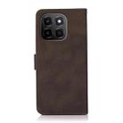 For Honor X6c 4G KHAZNEH Matte Texture Leather Phone Case(Brown) - 3